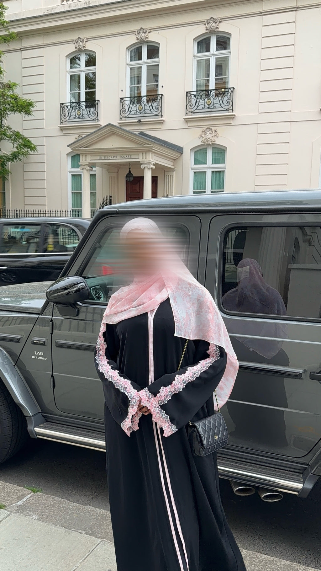 Floral Blush Abaya