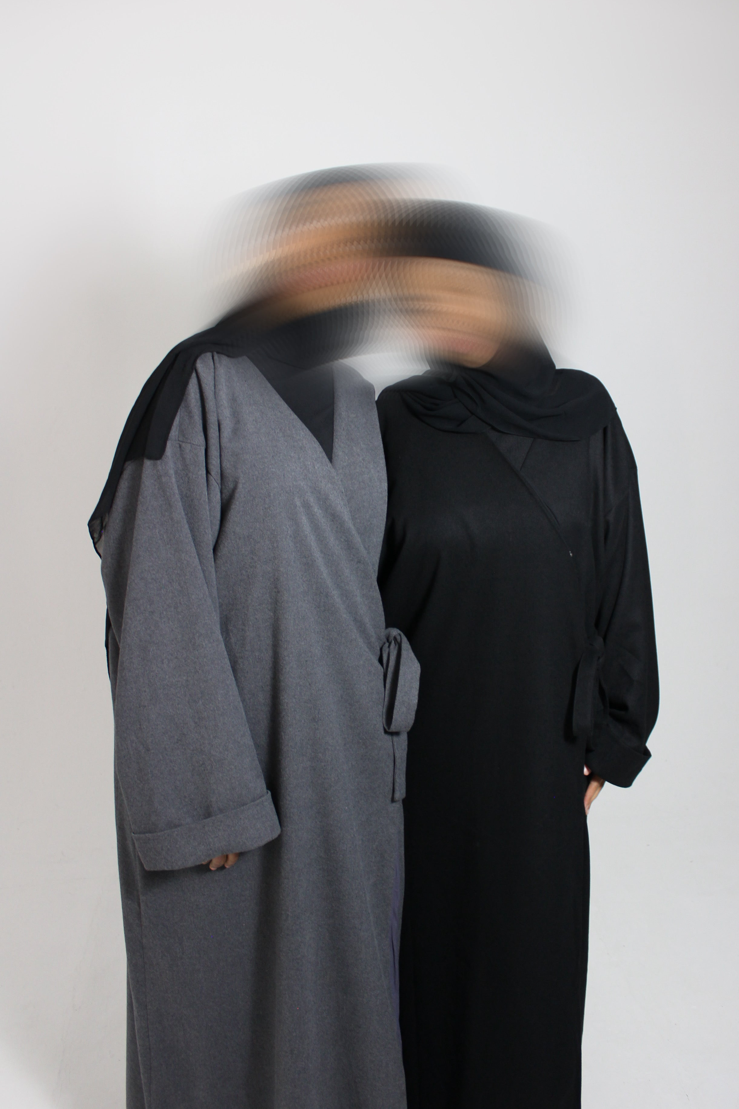 Midnight Wrap Abaya Coat