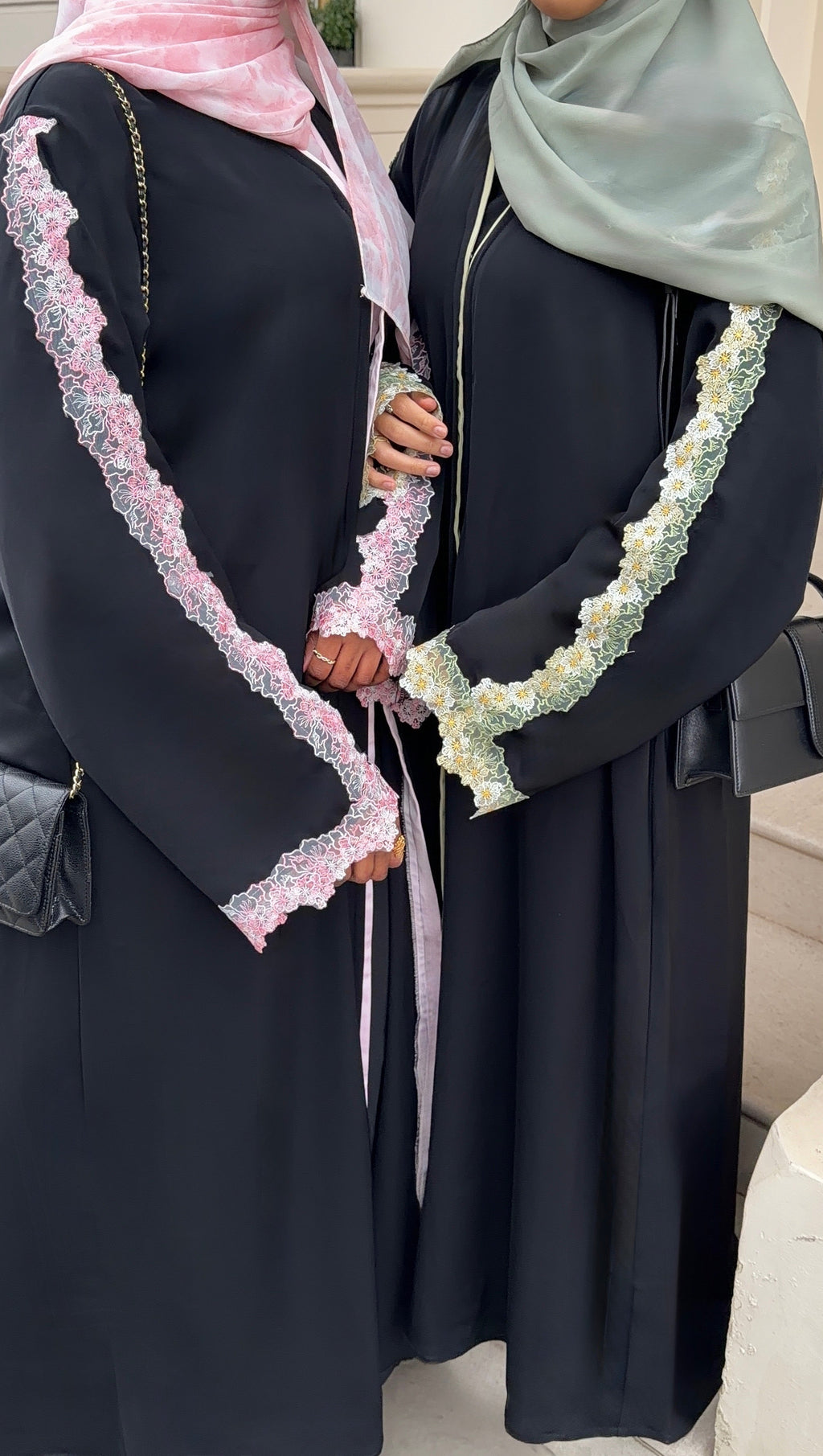 Floral Sage Abaya