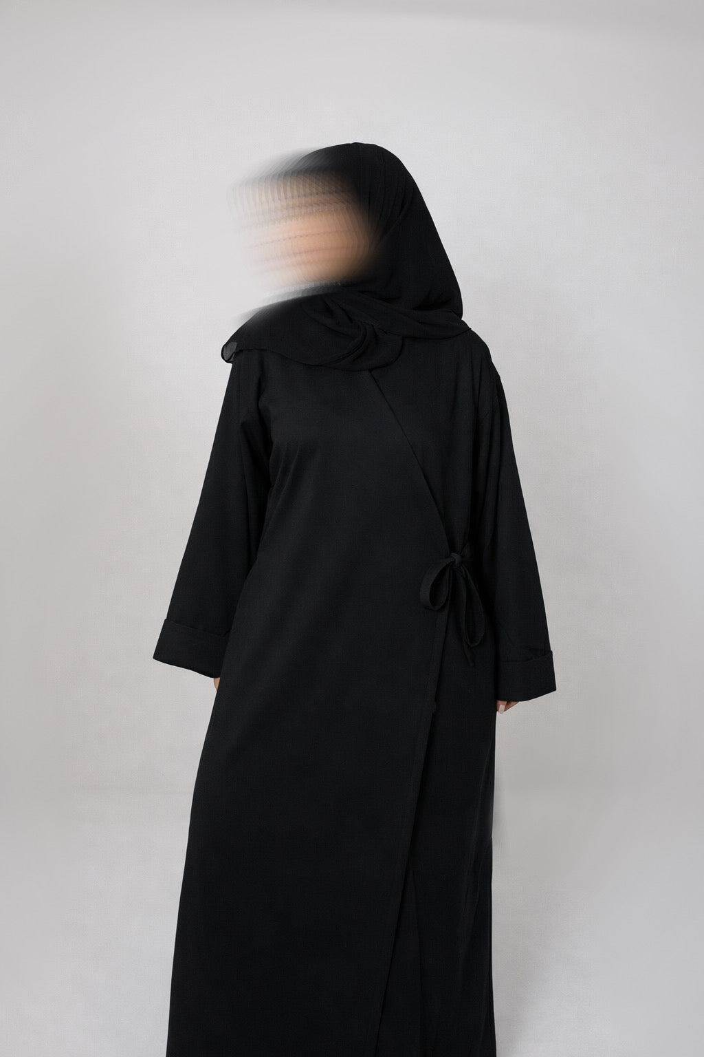 Midnight Wrap Abaya Coat